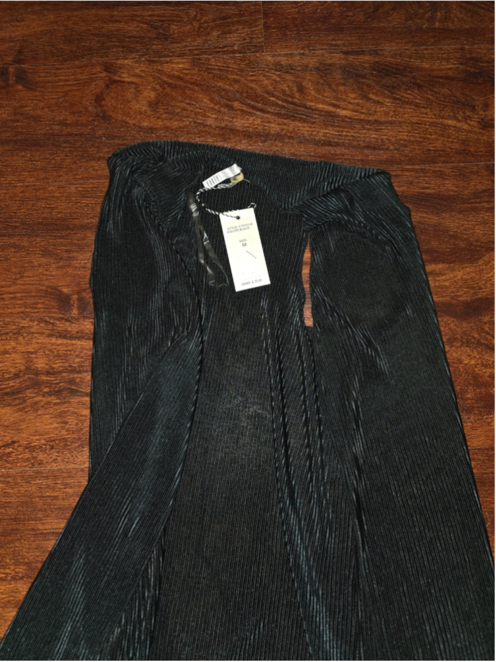 Kaktus Black Long Shawl Cover-up NWT size medium - Picture 4 of 5